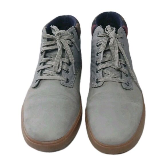 Timberland Groveton Chukka Boots Men’s Size 9.5 Gray Leather & Fabric main image 10